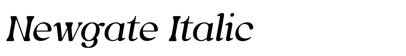 Newgate Italic